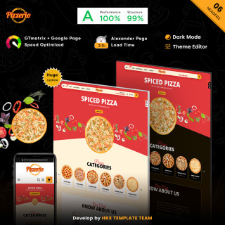 Pizzerio - Pizaa Multipurpose Mega Shop PrestaShop Theme