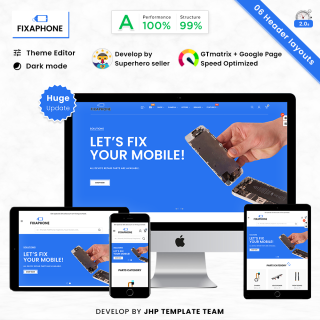 Fixaphone - Mobile Electronic Phone Smartphone Store PrestaShop Theme