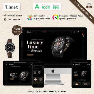Timex - Clock Watch Fashion Style Super Store PrestaShop Theme