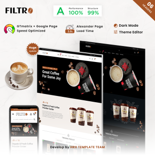 Filtro - Coffee Drinks Tea Beans Multipurpose Store PrestaShop Theme