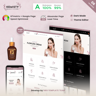 kemisty - Beauty Makeup Cosmetic Bio Multipurpose Store PrestaShop Theme