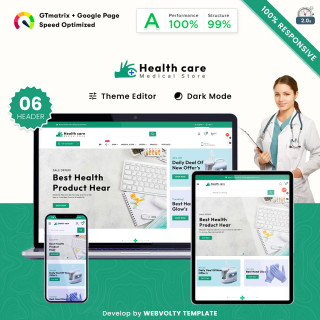 Healthcare - Pharmacy Medical Drug Medicine Mart Store PrestaShop Theme