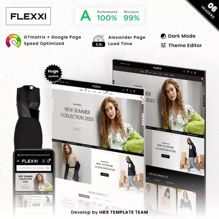Flexxi - Mega Clothes Fashion Style Minimal Shop