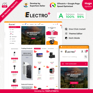 Electro - Electronics Gadgets Digital Devices Super Store PrestaShop Theme