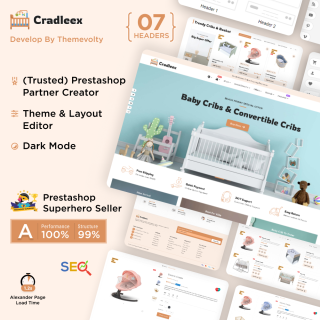 Cardlexx - Cradle Crib Multipurpose Store PrestaShop Theme