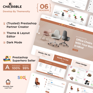 Chairable - Chair Office Home Desk Multipurpose Store PrestaShop Theme