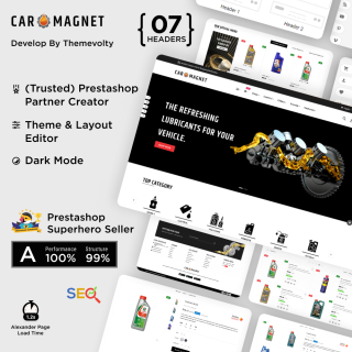 Carmagnet - Oil Lubricant Car Autopart Super Store PrestaShop Theme