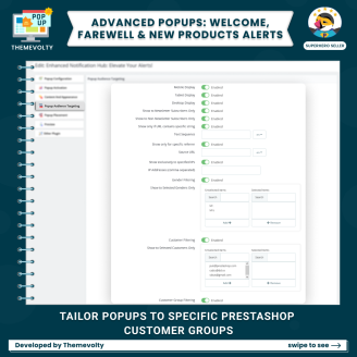 PrestaShop Popups Module - Welcome & New Products Alerts
