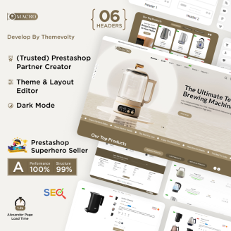 Macro - Home Appliance Store PrestaShop Theme