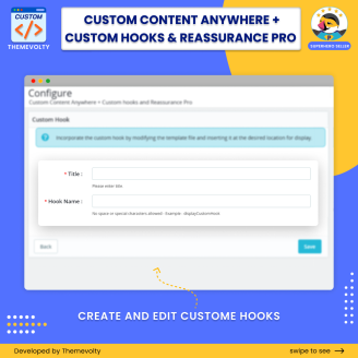 PrestaShop Custom Content, Hooks & Reassurance Pro Module