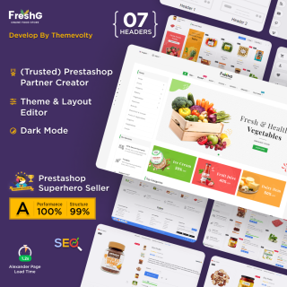 FreshG Mega : Grocery, Food, Coffee Super Store PrestaShop Theme