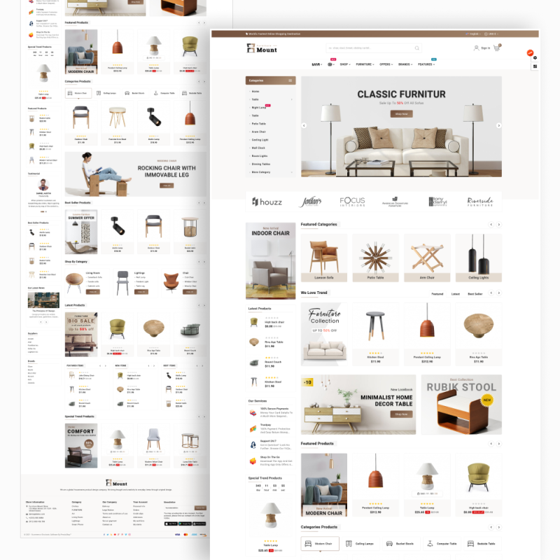 Mount Home - Furniture Tools - Wood Big Mall Store Template