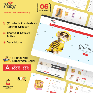 Petoy Animal And Pets Food Store PrestaShop Theme