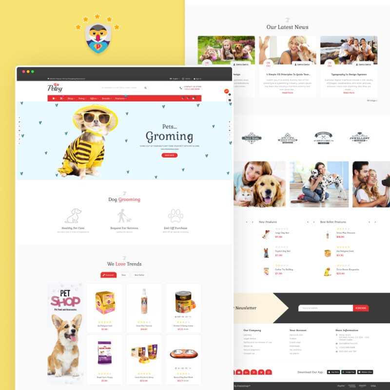 Petoy - Pets and Animal Store Template