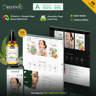Organic : Natural Cosmetic, Beauty Skin Care Store PrestaShop Theme