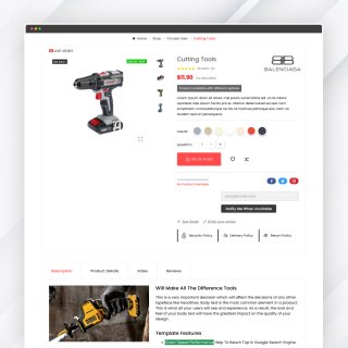 Toolsify Megastore - Tools and Machine - Bike Super Store Template