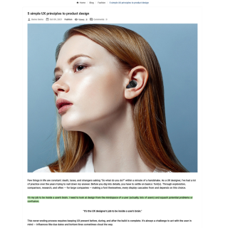 Headphone  - Tech Gadgets - Electronics Mega Store Template