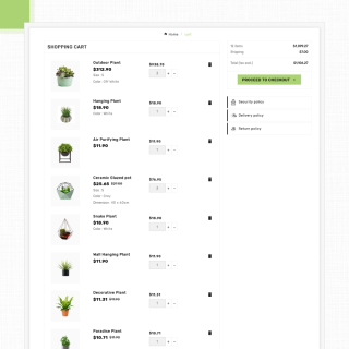 Greenleaves Plants  - Tools Bloom Theme Template