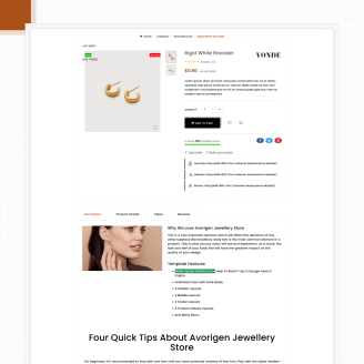 Delux Shine - Jewelry Multipurpose Super Store Template
