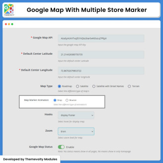 PrestaShop Google Maps Multiple Store Locator