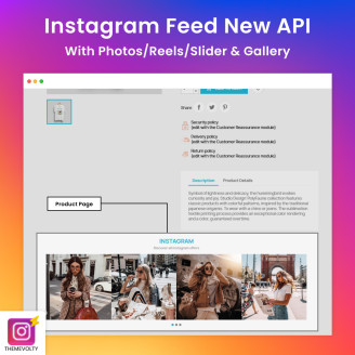 Instagram Feed PrestaShop NEW API