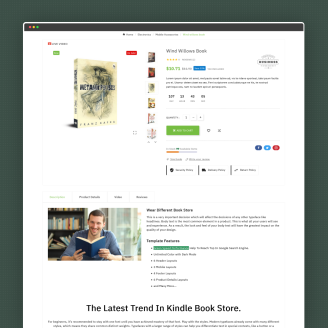Novel Book Comics Store - Online Books Comics Premium Responsive Theme