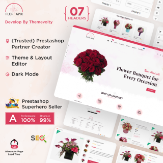 Flovvery Mega : Premium PrestaShop Online Flowers Store Theme