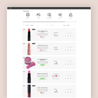Fusionflair Mega Cosmetic - Beauty Store Template
