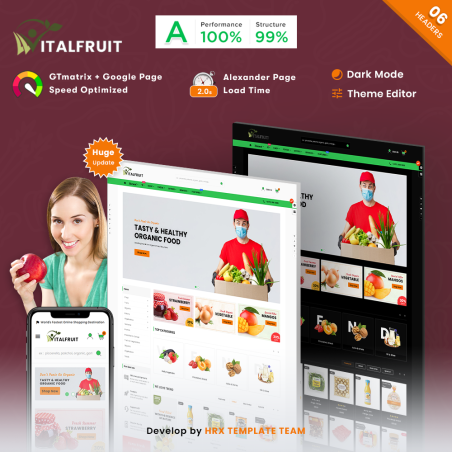 Vitalfruit Advance Food - Fruit Super Store Template