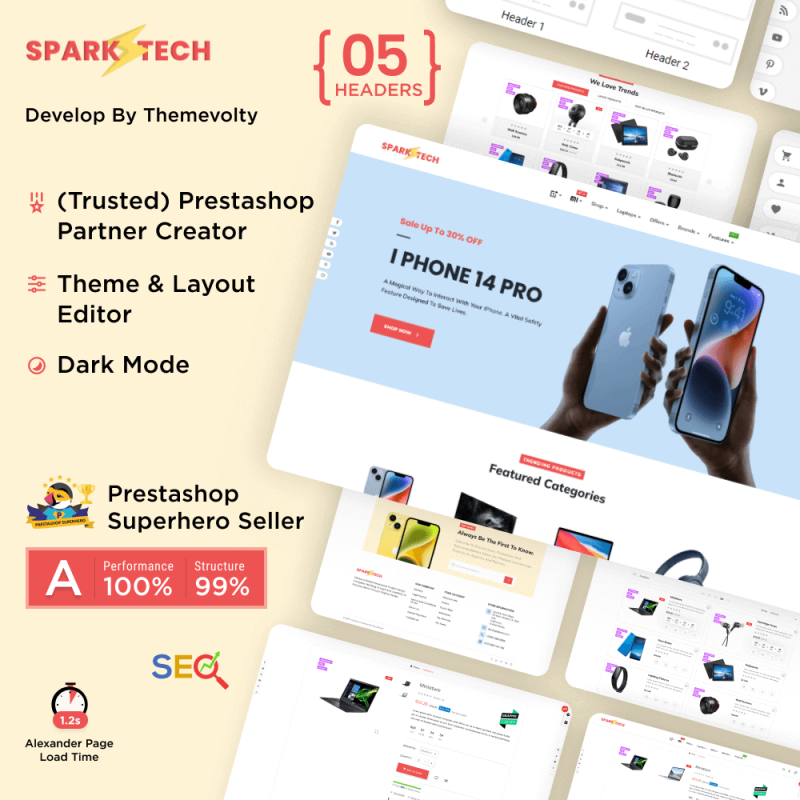 Sparkletech Electronics - Gadgets Highpart - Devices Store