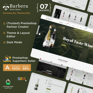 Barbera - Mega Wine Store PrestaShop Theme
