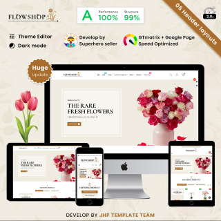 Flowshop - Mega Flowers Gifts Plant Super Store PrestaShop Theme
